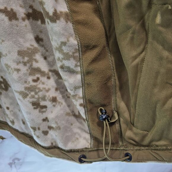 Desert Camo Jacket Mens Medium L Fleece Digital Marines Peckham Military Marpat - Picture 8 of 12